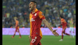 Rang 2: Burak Yilmaz von Galatasaray (16 Tore)