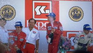 Platz 6, Niki Lauda: 3 Weltmeistertitel (1975, 1977, 1984)