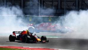 Beim US-GP gerät Vettel in der Startrunde mit Daniel Ricciardo aneinander und dreht sich. Er fällt zurück und wird lediglich Vierter.
