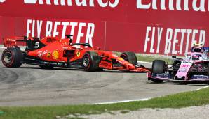 Beim Italien-GP drehte sich Sebastian Vettel und fuhr anschließend auch noch Lance Stroll ins Auto. Es ist nicht sein erster Zwischenfall, schon 2018 fuhr er alles andere als fehlerfrei. SPOX zeigt Vettels Patzer in der jüngsten Vergangenheit.