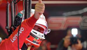 Charles Leclerc fuhr im freien Training beim Grand-Prix von Italien die Bestzeit.