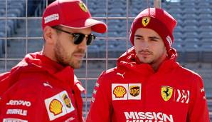 Die beiden Ferrari-Piloten Sebastian Vettel und Charles Leclerc crashten beim Großen Preis von Brasilien.