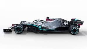 Ursprünglich sah das Auto des amtierenden Weltmeisters so aus. Mit dem W11 soll Lewis Hamilton die Jagd nach Titel Nummer sieben antreten.
