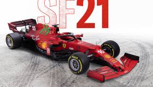 FERRARI: Das ist der SF21, der neue Wagen von Charles Leclerc und Sebastian Vettels Nachfolger Carlos Sainz jr.