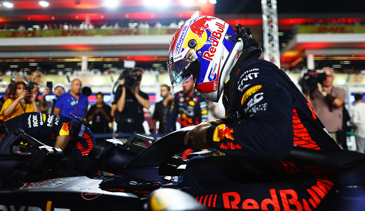 Formel 1 Max Verstappen fährt im Sprintrennen beim GP von Kater zum dritten Weltmeister-Titel