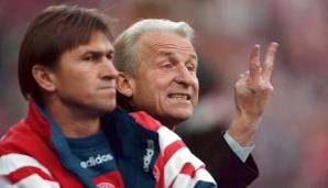 Bayern-Co-Trainer Klaus Augenthaler durfte beim Saisonfinale 1996 die Fäden in die Hände nehmen. Gegen Düsseldorf unternahm er in der Halbzeit gleich vier Auswechslungen. Da es um nichts mehr ging, verzichtete der Gegner jedoch auf einen Protest.
