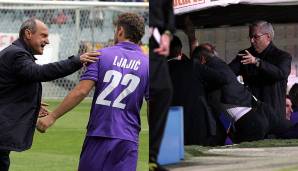 Auch international kam es immer wieder zu denkwürdigen Momenten. Florenz-Coach Delio Rossi wechselte 2012 Adem Ljajic nach nur 30 Minuten aus. Der Serbe beleidigte seinen Coach, woraufhin dieser auf seinen Spieler losging und mehrmals auf ihn einschlug.