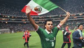 Platz 18: Hugo Sanchez (Mexiko, Vereine: u.a. Real Madrid und Atletico Madrid) - 541 Tore