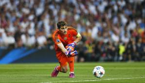 PLATZ 4: Iker Casillas (39 Jahre, Spanien) - durchschnittliche Punktzahl: 3,65. Sein Spitzname sagt viel über sein Vermächtnis aus: San Iker, Heiliger Iker. Mit unglaublichen Reflexen prägte er sowohl bei Real Madrid als auch in der Nationalelf eine Ära.