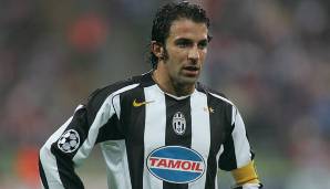 Platz 5: ALESSANDRO DEL PIERO (damaliger Verein: Juventus Turin) - Gesamtstärke 92 in FIFA 05