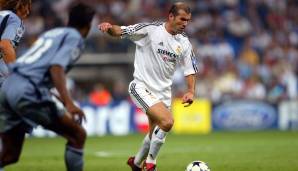 Platz 1 - ZINEDINE ZIDANE (damaliger Verein: Real Madrid): 96 Gesamtstärke in FIFA 05