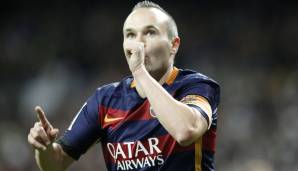 Platz 6 - ANDRES INIESTA (damaliger Verein: FC Barcelona): 91 Gesamtstärke bei FIFA 12