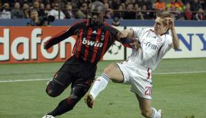 Platz 16 - CLARENCE SEEDORF (damaliger Verein: AC Milan): 90 Gesamtstärke bei FIFA 05