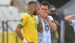 Im September 2021 wurde das Spiel zwischen Brasilien und Argentinien in Sao Paulo nach fünf Minuten abgebrochen, als Beamte der brasilianischen Behörde für Gesundheitsüberwachung Anvisa sowie der Bundespolizei den Rasen betraten.