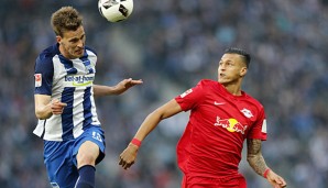 Davie Selke (r.) wechselt von Leipzig zur Hertha