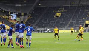 Außer Konkurrenz: die Corona-Derbys. Am 16. Mai 2020 gewann der BVB vor leeren Rängen 4:0, Guerreiro gelang erstmals ein Doppelpack in der Liga. In der Hinrunde dieser Saison siegte der BVB vor 300 Fans dann 3:0 (Tore: Akanji, Haaland, Hummels)..