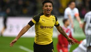 Platz 1: Jadon Sancho für Borussia Dortmund - 18 Jahre, 10 Monate, 15 Tage.