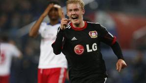Platz 13: Julian Brandt für Bayer Leverkusen - 19 Jahre, 4 Monate, 24 Tage.