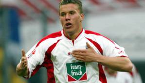 Platz 4: Lukas Podolski für 1. FC Köln - 18 Jahre, 11 Monate, 11 Tage.