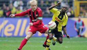 Matthew Amoah (von 2005 bis 2007 – 0 Tore in 17 Spielen): Sein grandioser Start beim BVB: Amoah kam verletzt von einem Länderspiel mit Ghana nach Dortmund und verpasste die Vorbereitung. Bei Vitesse Arnheim war er noch Tor-Garant, beim BVB? Nun ja ...