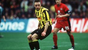 EMMANUEL KRONTIRIS: Wechselte 2000 von Tennis Borussia nach Westfalen und wurde mit dem BVB 2002 deutscher Meister und Zweiter im UEFA-Pokal, da er formell zum Profikader gehörte. Kam dort aber nur auf 3 Einsätze. 25 Tore in 52 Spielen dafür beim BVB II.