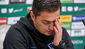 25. November 2019: Die Berliner verlieren ihr viertes Ligaspiel in Folge. Das 0:4 in Augsburg bringt Trainer Ante Covic in arge Bedrängnis: Die Hertha liegt nach dem 12. Spieltag auf Platz 15.