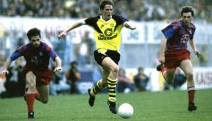FLEMMING POVLSEN: Der Däne trug viele Nummern beim BVB, 90/91 und 91/92 auch ab und an die 9. Gewann in seinem fünften und letzten Jahr in Dortmund, 1995, die Deutsche Meisterschaft. Europameister mit Dänemark 1992.