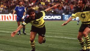 KARL-HEINZ RIEDLE: Air Riedle spielte mit der 9 für Deutschland, bei Werder, bei Lazio und beim BVB in den Spielzeiten 94/95 und 95/96, ehe die 13 seine Lieblingsnummer wurde. Mit dieser 13 hinten drauf schoss er Juve 1997 im CL-Finale ab.