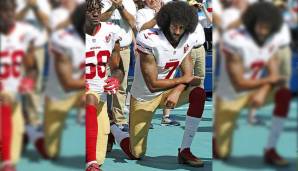 Hintergrund: In der NFL hatte im Jahr 2016 der Quarterback Colin Kaepernick auf Polizeibrutalität und grassierenden Rassismus in der Gesellschaft aufmerksam machen wollen und kniete sich hin, während die US-Nationalhymne vor den Spielen gespielt wurde.