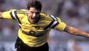 Norbert Dickel (Karriereende 1990 mit 29 Jahren): Dickels Karriere begann beim Effzeh, ehe er sich 1986 dem BVB anschloss, für den er in 90 Spielen 40 Tore erzielte. Durch seine zwei Tore im DFB-Pokalfinale 1989 erlangte er dort Kultstatus.