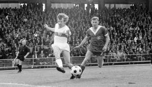 ANGRIFF: Gilbert Gress (Frankreich). Spielte zwischen 1966 und 1971 beim VfB und kam auf 164 Bundesligaspiele sowie 27 Tore (39 Vorlagen). Gewann mit den Schwaben zwar keinen Titel, war aber der erste Franzose im deutschen Oberhaus.