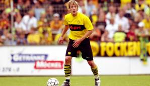 FLORIAN THORWART (1 Spiel): Spielte von 1998 bis 2003 für die Borussia. Im November 2002 kam er beim 1:0-Heimsieg gegen 1860 München für Tomas Rosicky rein - wenige Sekunden später war Schluss. Der Innenverteidiger war meist für den BVB II im Einsatz.