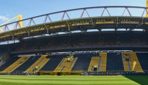Platz 1 - SIGNAL IDUNA PARK (Borussia Dortmund): 16.273 Zuschauer (81.365 Plätzen)