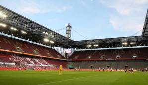 Platz 8 - RHEINENERGIESTADION (1. FC Köln): 10.000 Zuschauer (50.000 Plätze)