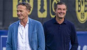 Haben ihre Hausaufgaben aus ökonomischer Sicht offenbar gemacht: BVB-Boss Hans-Joachim Watzke und Sportdirektor Michael Zorc.