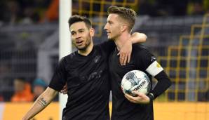 Marco Reus und Raphael Guerreiro dürften gegen Eintracht Frankfurt zurückkehren.