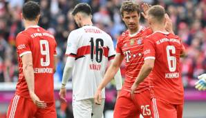 Im Spiel verpasste Tiago Tomas den Meister-Bayern dann eine kalte Dusche. Dank Mavropanos' Eigentors (35.) und Thomas Müllers Treffer (44.) drehte der FCB zwischenzeitlich die Partie. Nach der Pause gleich Kalajdzic (52.) für den VfB aus.