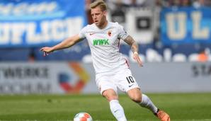 Platz 13 - FC AUGSBURG | bisherige Transfers: Arne Maier (Hertha BSC/5 Mio. Euro), Maximilian Bauer (SpVgg Greuther Fürth/ablösefrei)