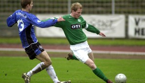 STEFAN LORENZ für den VfL Wolfsburg am 8. März 2003 gegen den FC Energie Cottbus.