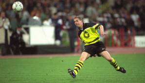 LARS RICKEN: Zehn Sekunden - Als Lars Ricken im Champions-League-Finale 1997 in der 71. Minute eingewechselt wurde, brauchte er nur zehn Sekunden, um mit einer Bogenlampe den Treffer gegen Juventus zum 3:1-Endstand für die Dortmunder zu erzielen.