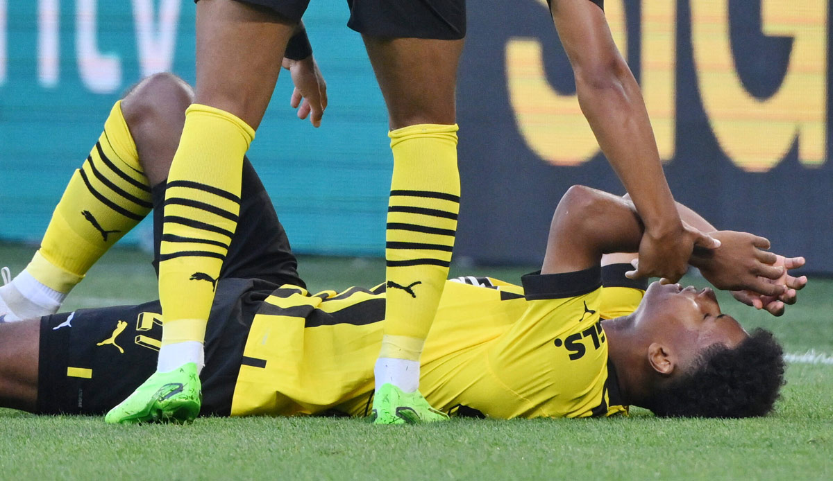 KARIM ADEYEMI - Zehenverletzung. Der Nationalspieler stand am 1. Spieltag gegen Leverkusen (1:0) in der Startelf, musste aber schon nach 23 Minuten mit einer Zehenverletzung runter. Über vier Wochen beschäftigte ihn das, er verpasste 5 Pflichtspiele.