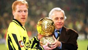 ZDM: MATTHIAS SAMMER (1993-1998) - In seinen fünf Jahren beim BVB gewann der heutige externe Berater der Borussia nahezu alles, was man gewinnen konnte. Zum CL-Titel 1997 kommen zwei Meisterschaften.
