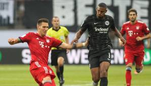 Sebastien Haller zeigte in der vergangenen Saison starke Leistungen für Eintracht Frankfurt.