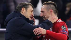 Franck Ribery hat seinen ehemaligen Trainer Niko Kovac vom FC Bayern München in den höchsten Tönen gelobt. "Er hat viel Energie, ist immer total motiviert. Meiner Meinung nach ist er ein sehr guter Trainer für Bayern", sagte Ribery der SportBild.