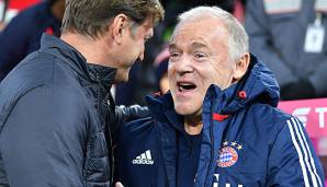 Hermann Gerland kehrt als Co-Trainer auf die Bank des deutschen Rekordmeisters Bayern München zurück. Der 65-Jährige wird Assistent von Interimscoach Hansi Flick, der den entlassenen Niko Kovac vorerst ersetzt.