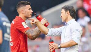 Lucas Hernandez (l.) sprach bei einem Fanclub-Treffen über das Aus von Niko Kovac als Trainer des FC Bayern.