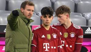 Der FC Bayern hatte zum Rückrundenauftakt gegen Mönchengladbach (1:2) nur einen Rumpfkader zur Verfügung. Resultat: Mit Lucas Copado und Paul Wanner debütierten gleich zwei Teenager. Wo landen sie unter den jüngsten Bayern-Spielern aller Zeiten?