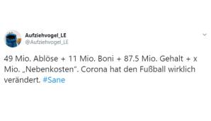 Leroy Sane, FC Bayern München, Bundesliga, Netzreaktionen