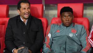 Bayerns Sportvorstand Hasan Salihamidzic zusammen mit David Alaba: Gab es ein Vieraugengespräch über das abgelaufene Ultimatum zur Vertragsverlängerung?