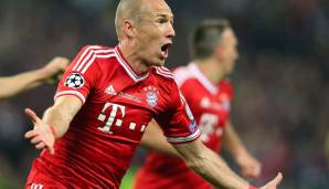 Platz 8: Arjen Robben - 144 Tore in 309 Pflichtspielen